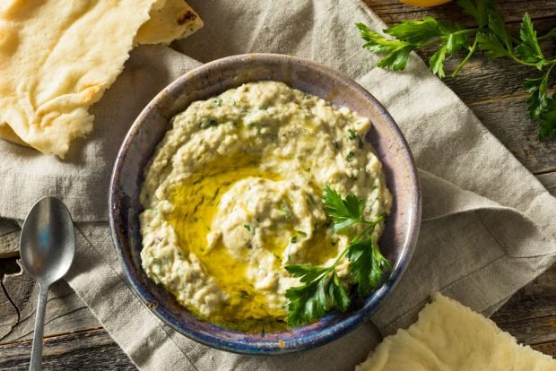 Babaganush with spinach Babaganush with spinach