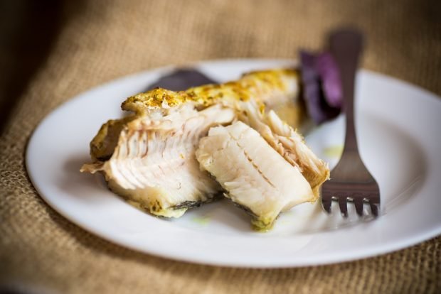 Baked pollock in spices Baked pollock in spices