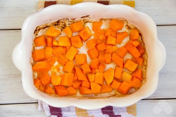 Baked pumpkin with honey and cinnamon - recipe photo, step 4