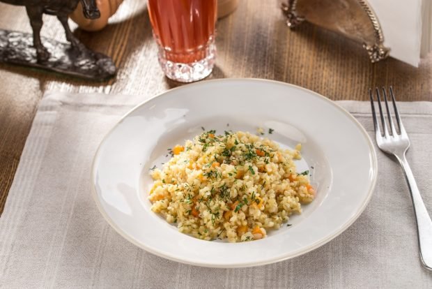Barley porridge with carrots and herbs Barley porridge with carrots and herbs