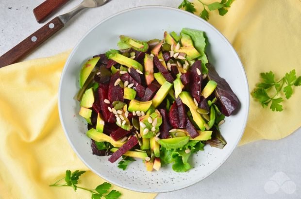 Beetroot and avocado salad Beetroot and avocado salad