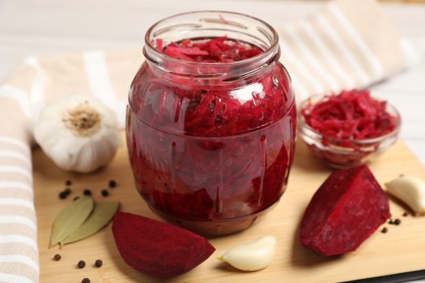 Beetroot for the winter in banks Beetroot for the winter in banks