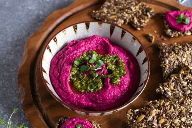 Beetroot Humus with Tahini Beetroot Humus with Tahini
