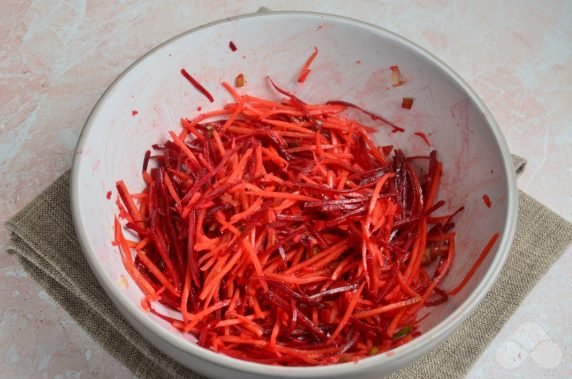 Beetroot Korean salad - recipe photo, step 3