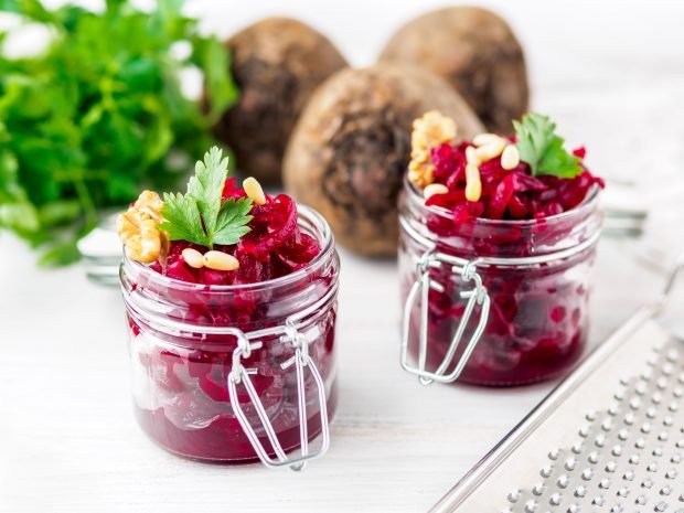 Beetroot salad for the winter