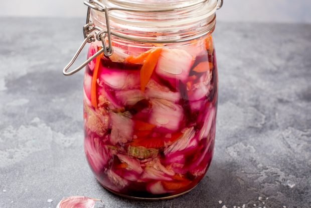 Beijing cabbage salad with beets Beijing cabbage salad with beets