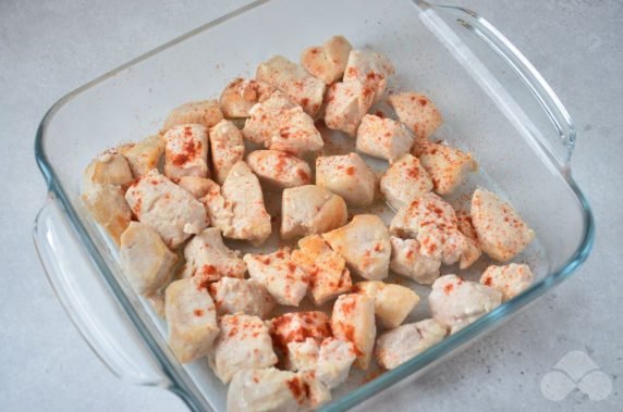 Broccoli chicken under cheese - recipe photo, step 3