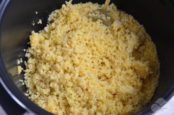 Bulgur with mushrooms and onions - recipe photo, step 1