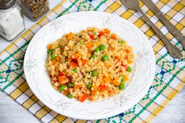Bulgur with vegetables Bulgur with vegetables