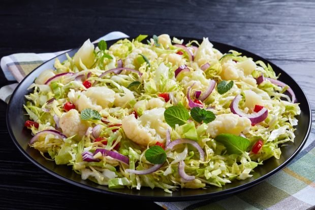 Cabbage salad with mint Cabbage salad with mint