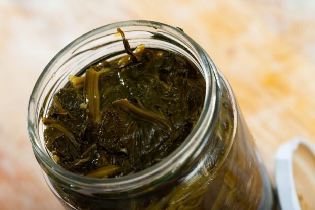 Canned spinach for the winter Canned spinach for the winter