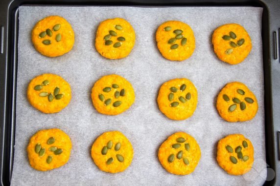 Carrot-hot cookies - recipe photo, step 4