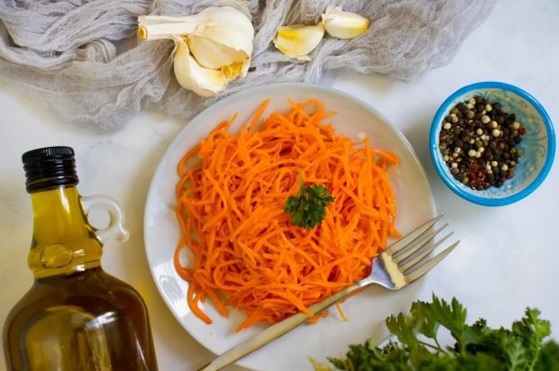 Carrot in Korean with citric acid Carrot in Korean with citric acid