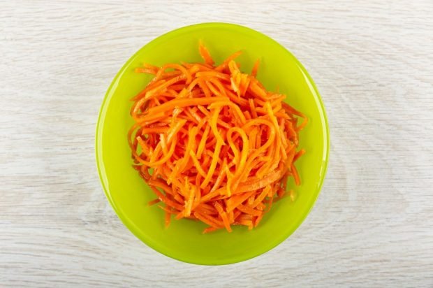 Carrot in Korean with ginger and orange juice Carrot in Korean with ginger and orange juice
