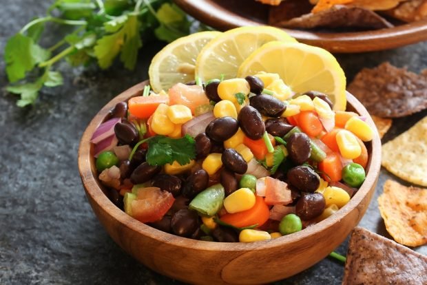 Carrot salad with beans Carrot salad with beans