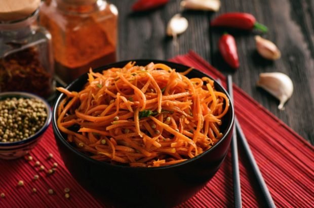 Carrots are in Korean Carrots are in Korean