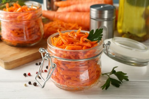 Carrots in Korean without onions and vinegar Carrots in Korean without onions and vinegar