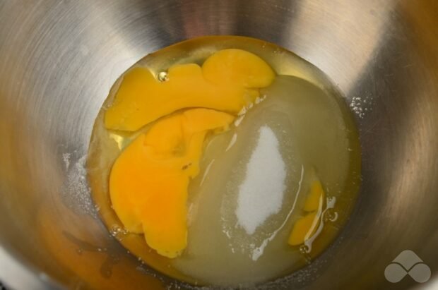 Cheese pancakes with dill - recipe photo, step 1