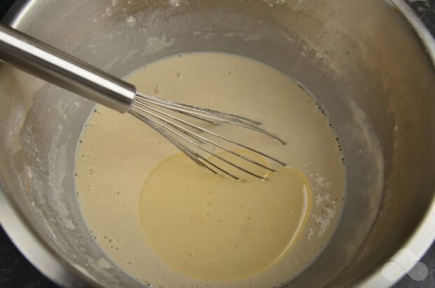 Cheese pancakes with dill - recipe photo, step 3
