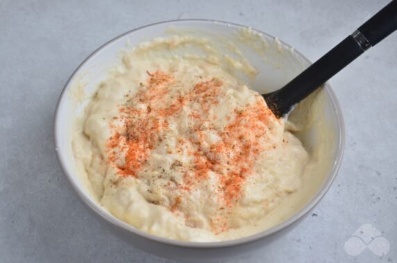 Chicken pancakes on yogurt - recipe photo, step 4