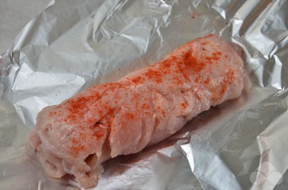 Chicken roll in a slow cooker - recipe photo, step 3