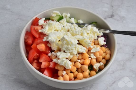 Chicker and vegetable salad - recipe photo, step 3