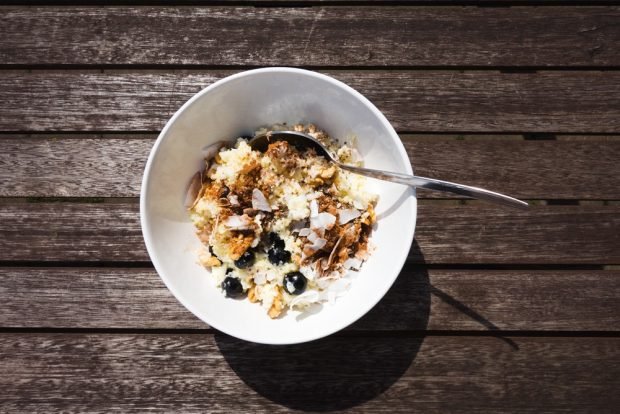 Coconut milk porridge Coconut milk porridge