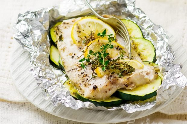 Cod from tsukini in the oven Cod from tsukini in the oven