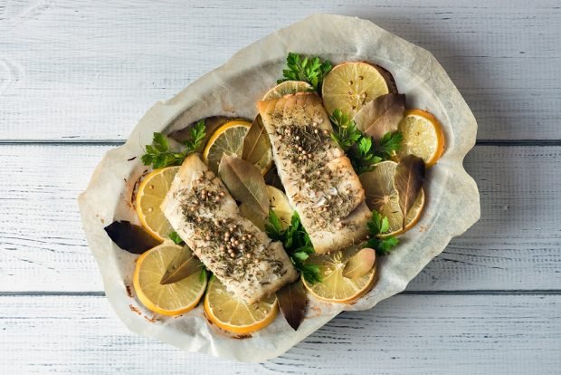 Cod with lemon in the oven Cod with lemon in the oven