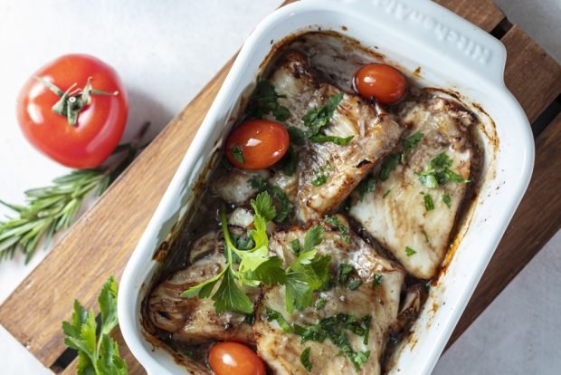 Cod with soy sauce in the oven Cod with soy sauce in the oven