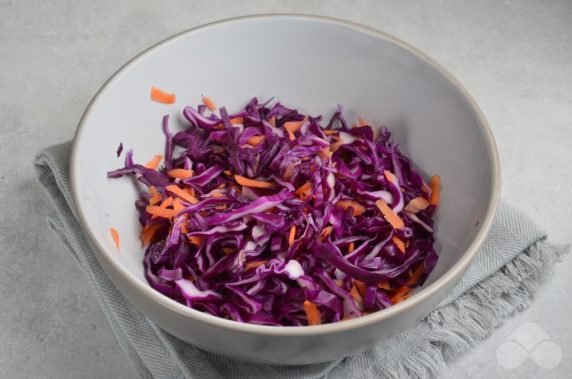 Cole Slood salad of red cabbage - recipe photo, step 2
