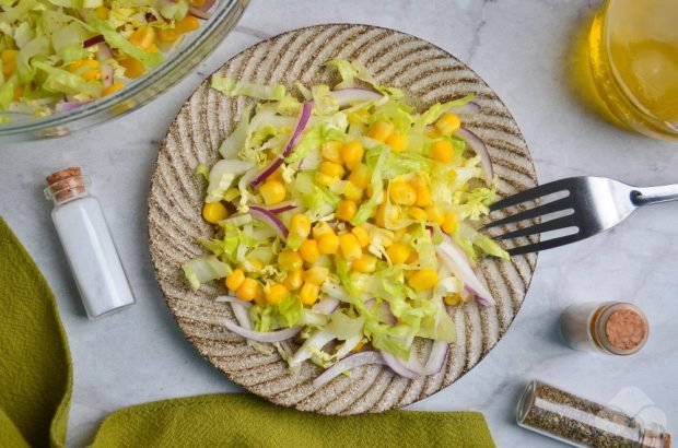 Corn salad and Beijing cabbage Corn salad and Beijing cabbage