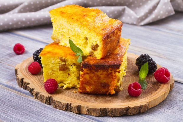 Cottage cheese casserole as in childhood Cottage cheese casserole as in childhood