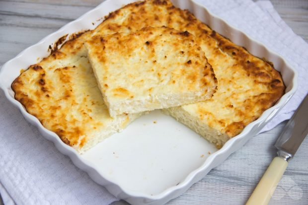 Cottage cheese casserole with rice Cottage cheese casserole with rice