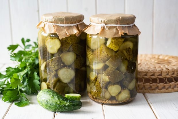 Cucumbers in Finnish for the winter Cucumbers in Finnish for the winter