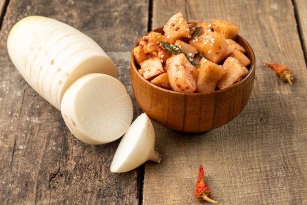 Daikon in Korean Daikon in Korean