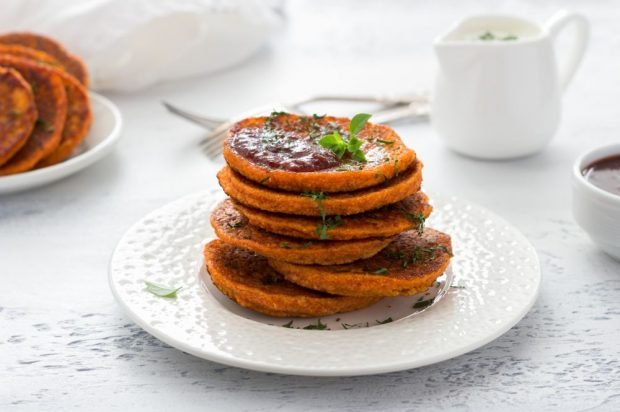 Delicate pancakes from lentils