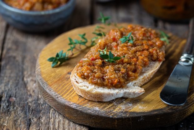 Eggplant caviar with pepper Eggplant caviar with pepper
