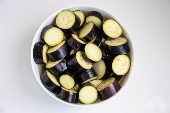 Eggplant like barbecue in the oven - recipe photo, step 1