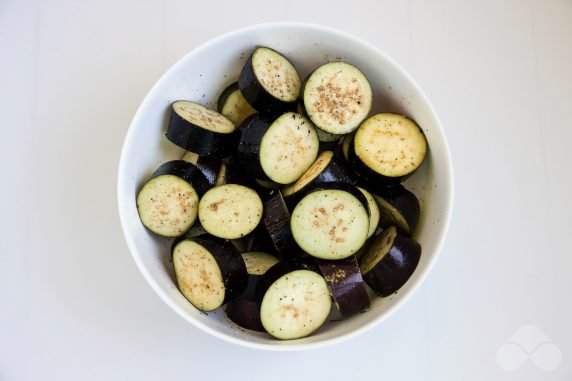 Eggplant like barbecue in the oven - recipe photo, step 2