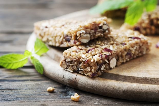 Energy bars with air rice