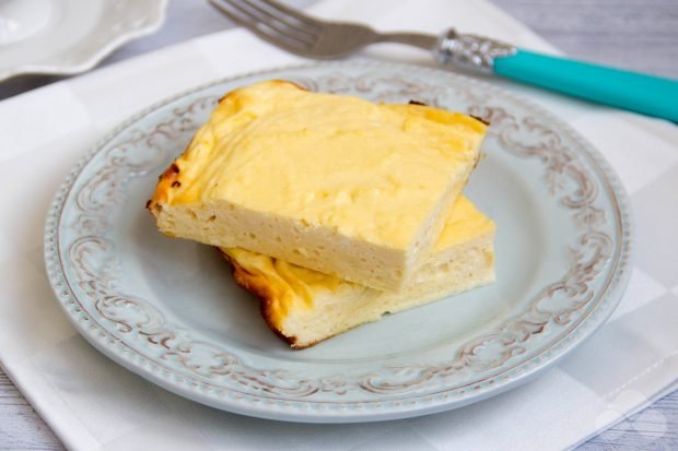 Fast cottage cheese casserole Fast cottage cheese casserole