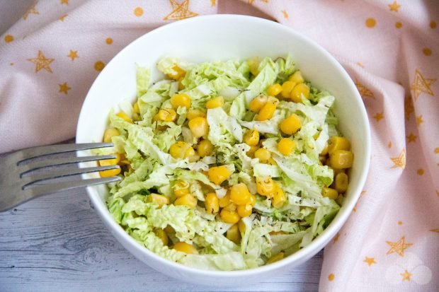 Fast salad of Beijing cabbage Fast salad of Beijing cabbage
