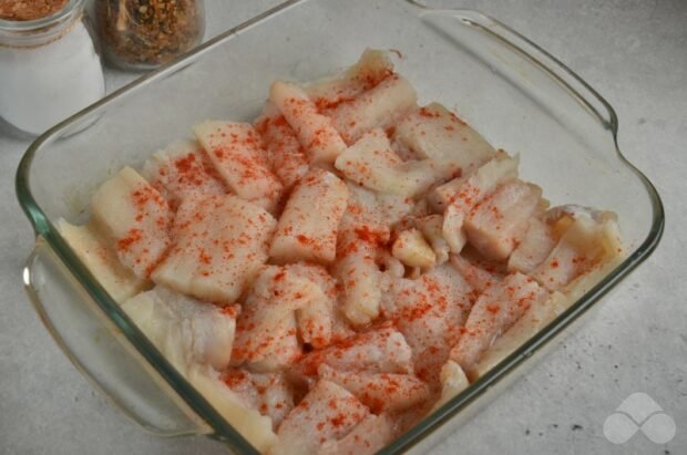 Fish fillet with broccoli and corn - recipe photo, step 1