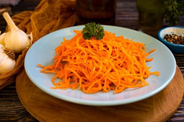Fragrant carrots in Korean Fragrant carrots in Korean