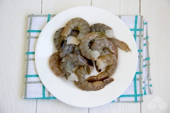 Fried royal grill shrimp - recipe photo, step 1