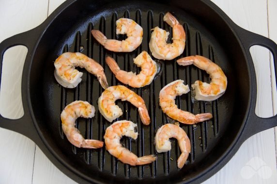 Fried royal grill shrimp - recipe photo, step 5