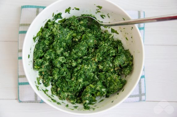 Georgian Phali with Greens - recipe photo, step 4