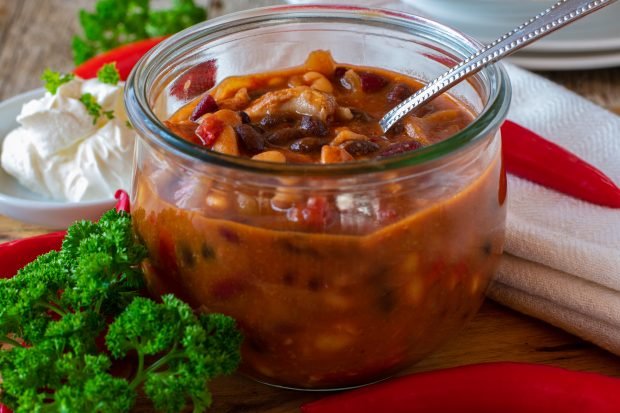 Greek snack with beans for the winter Greek snack with beans for the winter