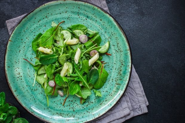 Green salad with pasta Green salad with pasta